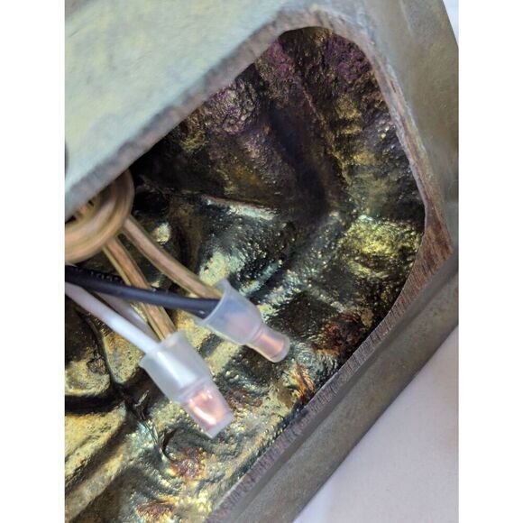 Rare Large Antique Art Neoclassical Silver Bronze Two Light Table Lamp - Picture 8 of 11